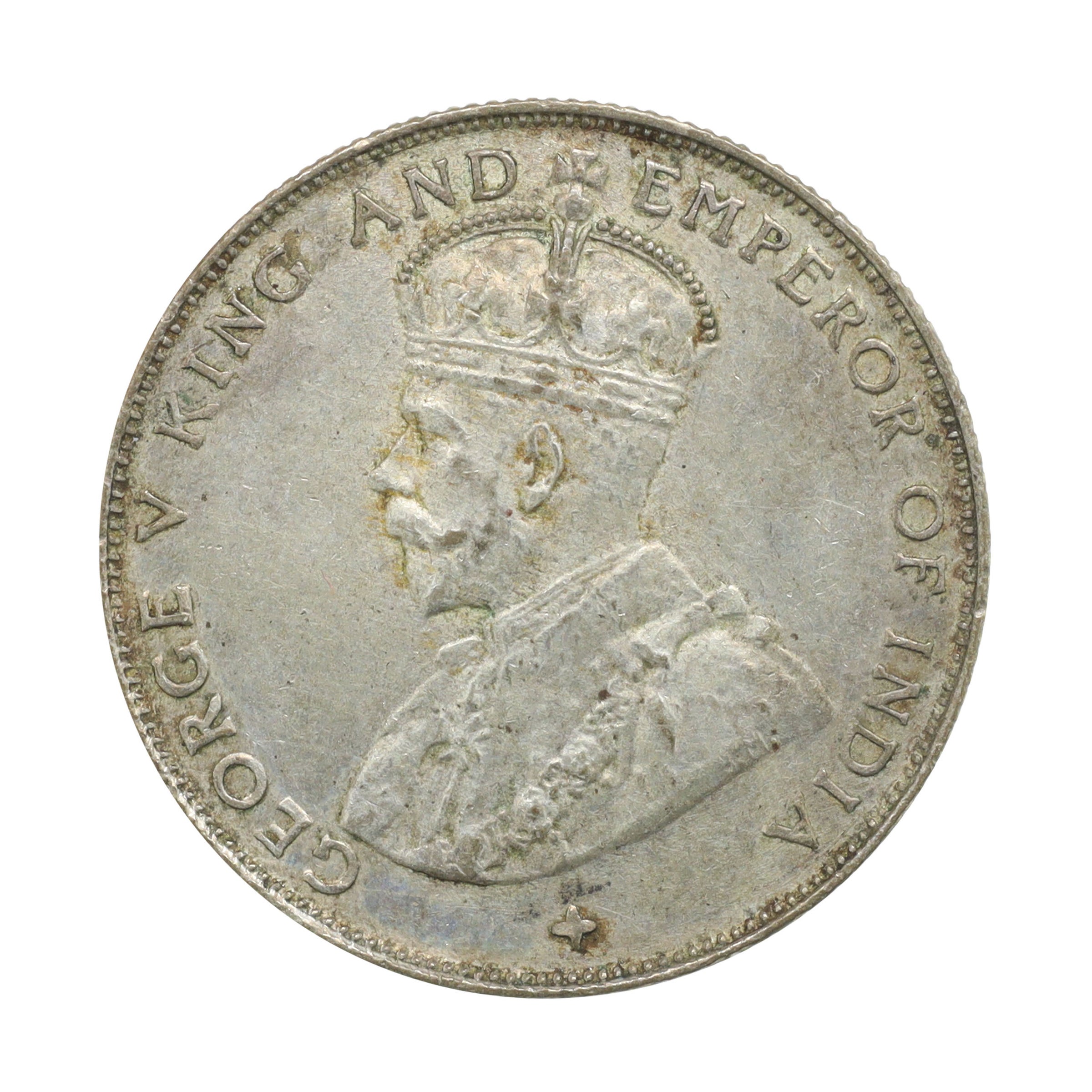 イギリス領セイロン（スリランカ） 1893年 50セント 銀貨