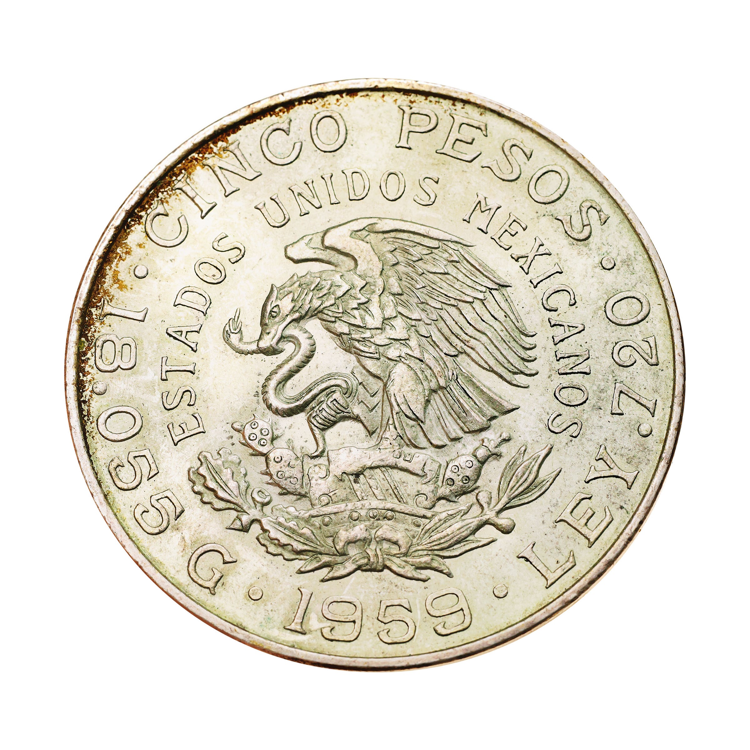パナマ 1972年 5バルボア 銀貨 国連食糧農業機関記念 Panama 5 Balboas