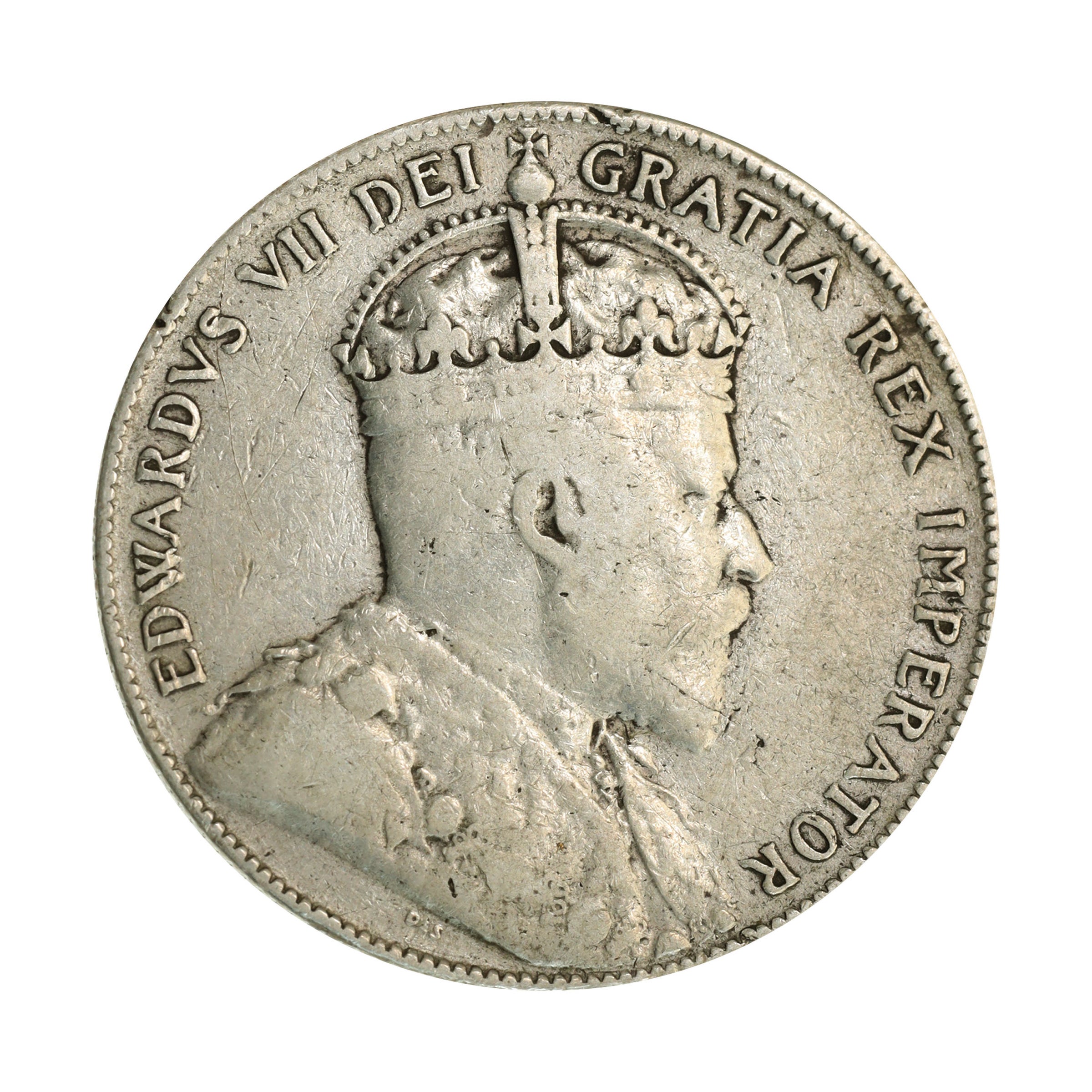 カナダ 1909年 50セント 銀貨 エドワード7世 Canada 50 Cents silver カナダ 1909年 50セント 銀貨 エドワード7世 Canada 50 Cents silver