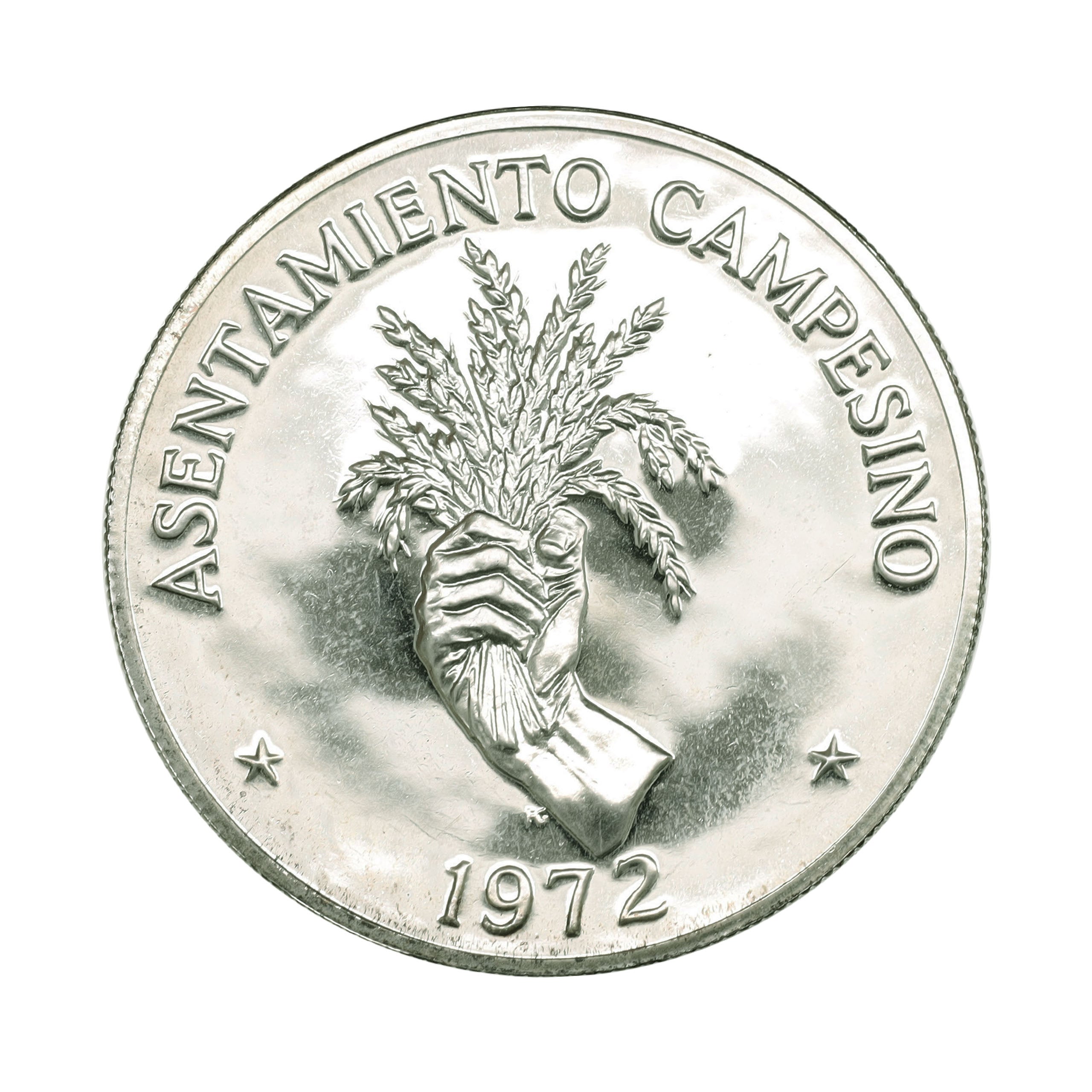 パナマ 1972年 5バルボア 銀貨 国連食糧農業機関記念 Panama 5