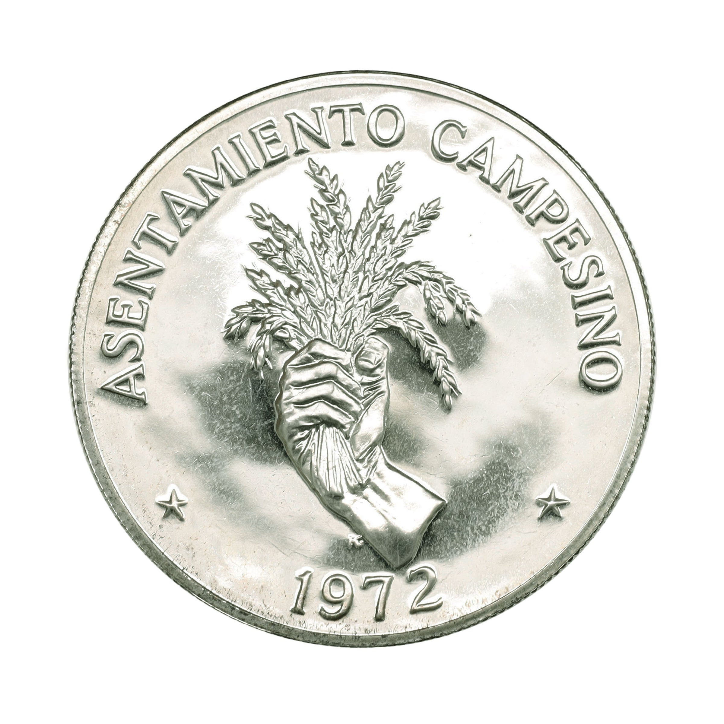 パナマ 1972年 5バルボア 銀貨 国連食糧農業機関記念 Panama 5