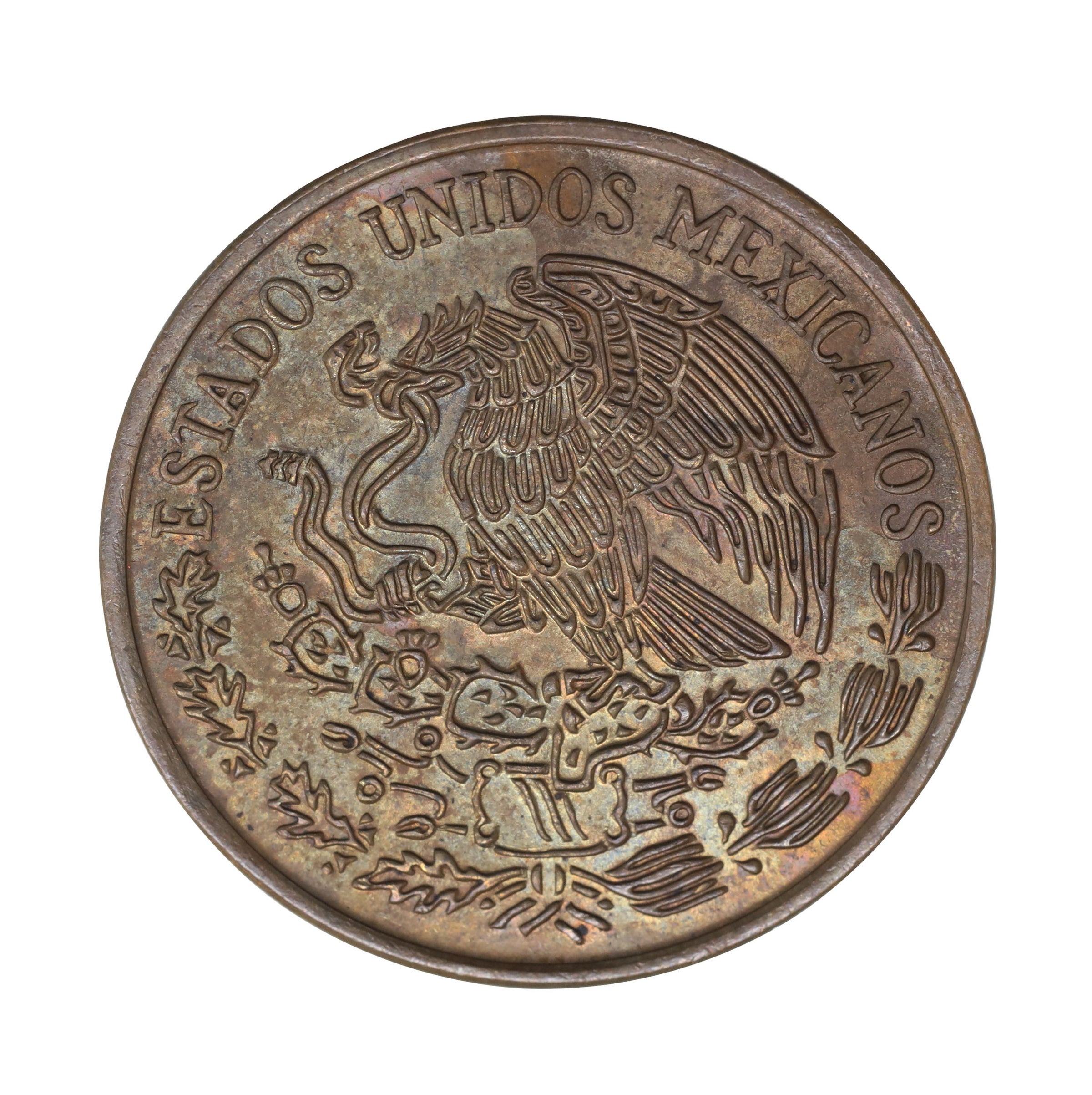 メキシコ 1974Mo 20センターボス コイン Mexico 20 Centavos Bronze