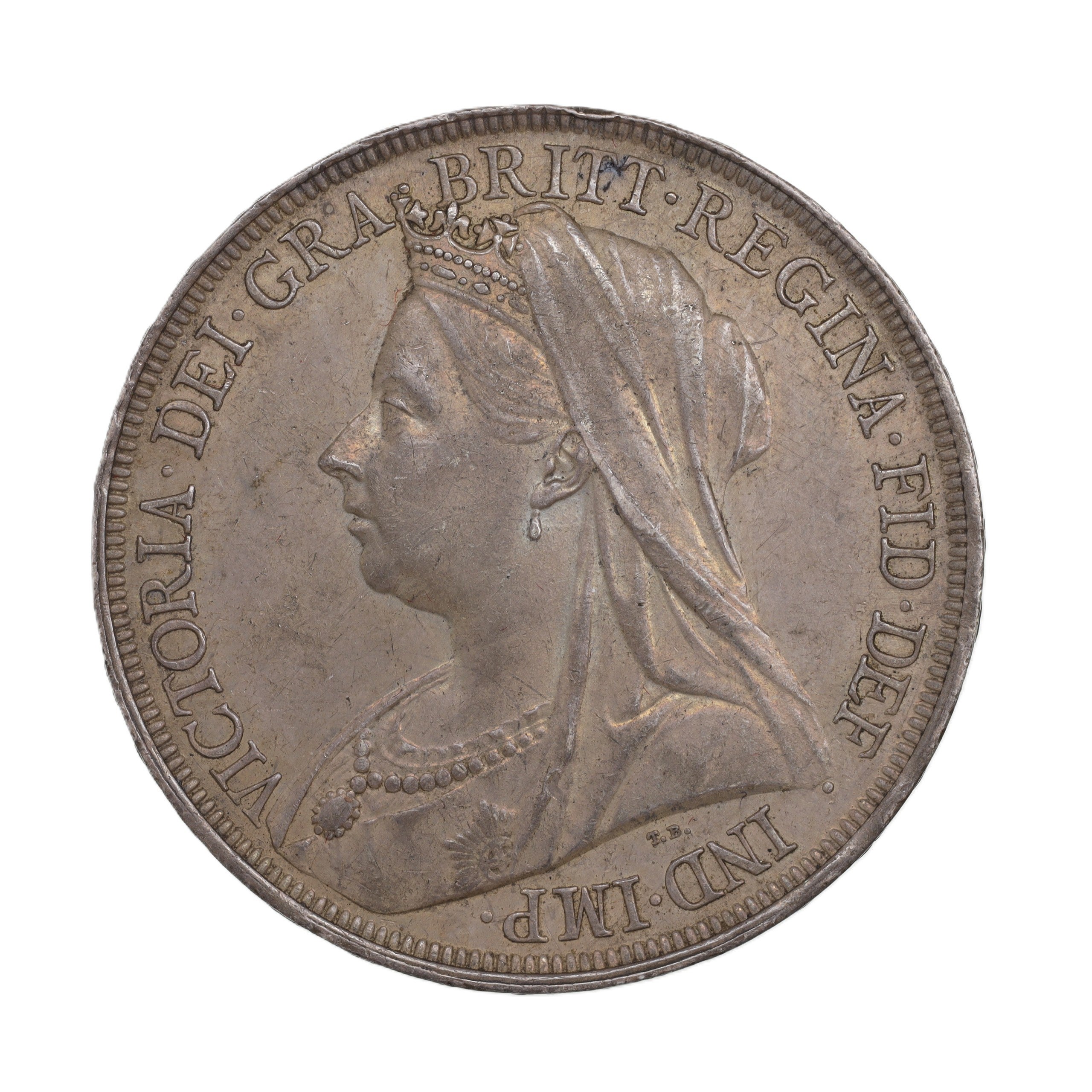 純正最安価格 1897年英国1シリング銀貨。