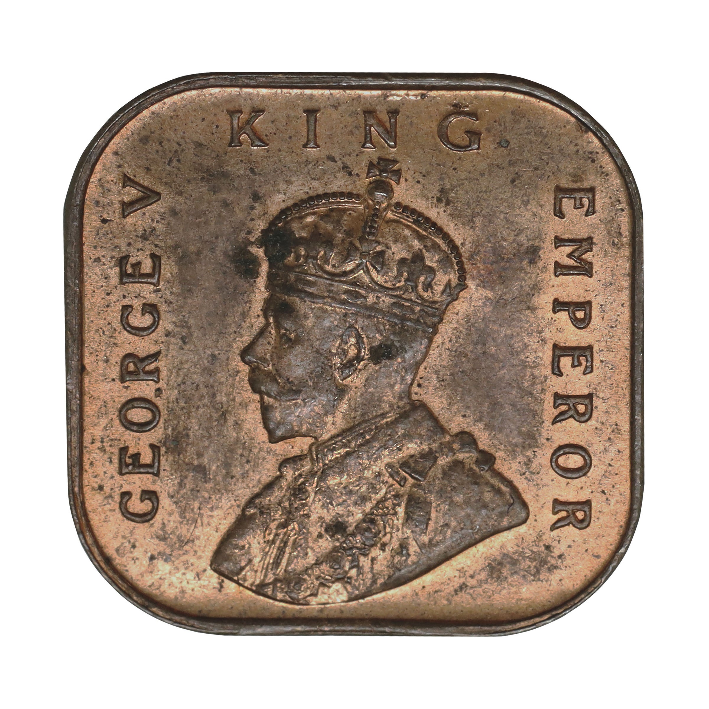 海峡植民地 1932年 1/2セント コイン ジョージ5世 Straits Settlements