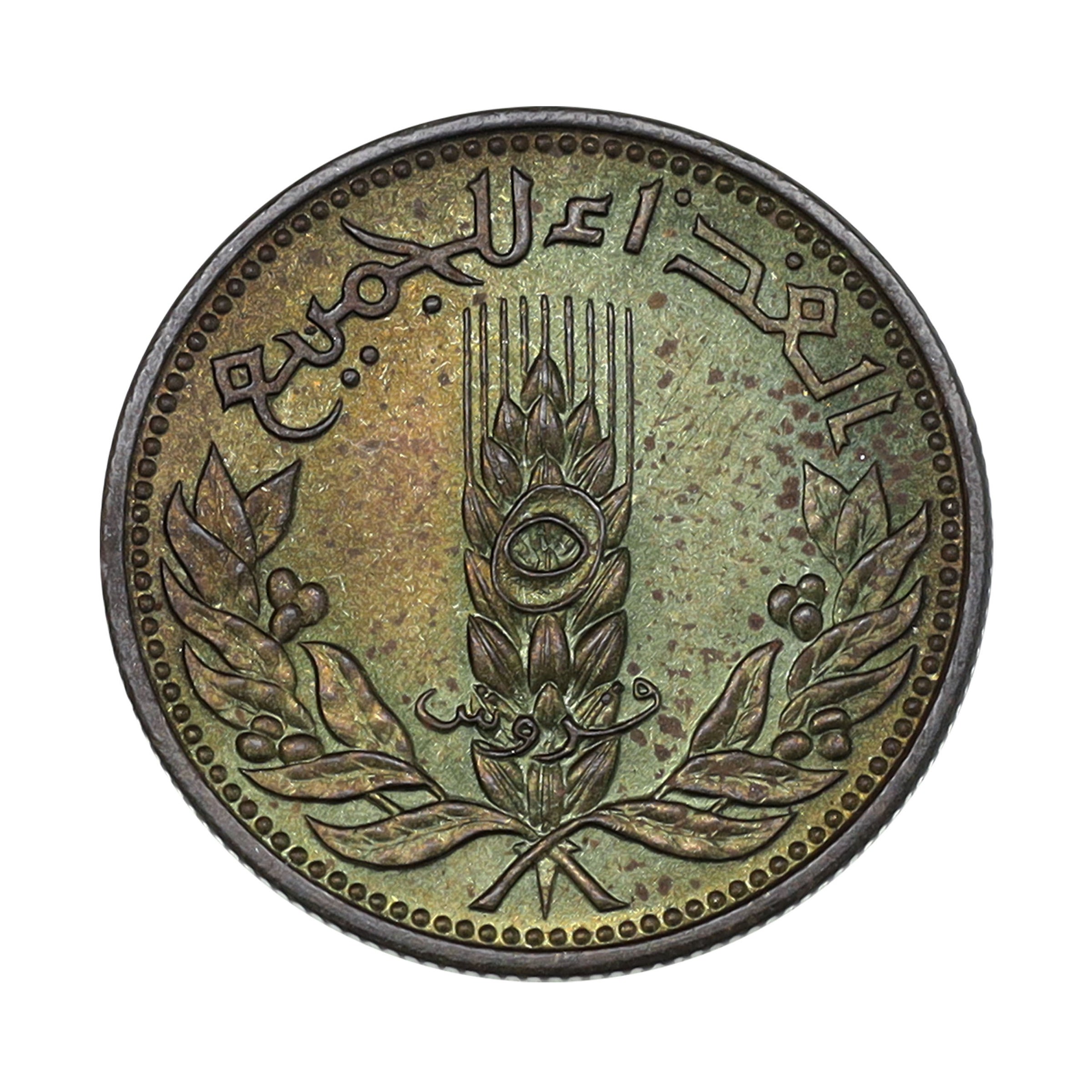 シリア AH1391年（1971年） 5ピアストル コイン 国連食糧農業機関記念