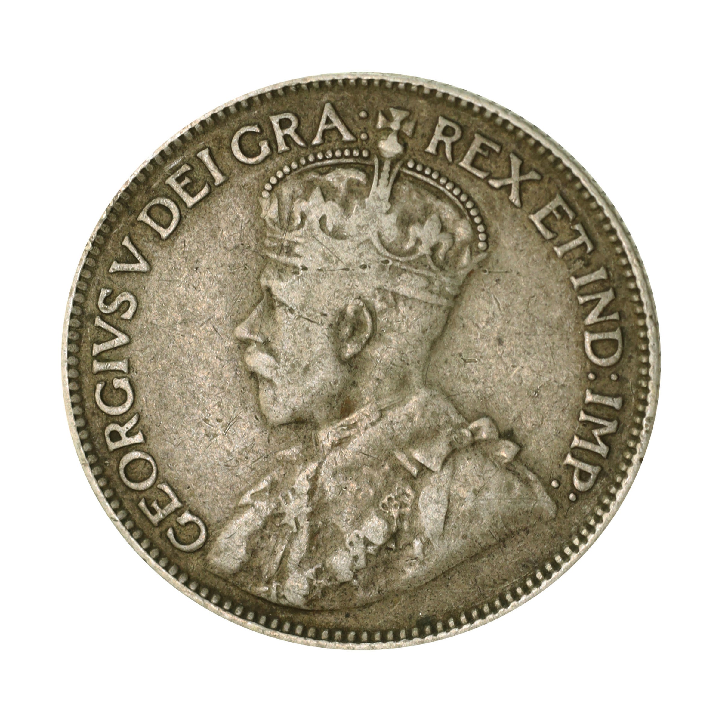 カナダ 1920年 25セント 銀貨 ジョージ5世 Canada 25 Cents silver George V | コレクション・ワールド