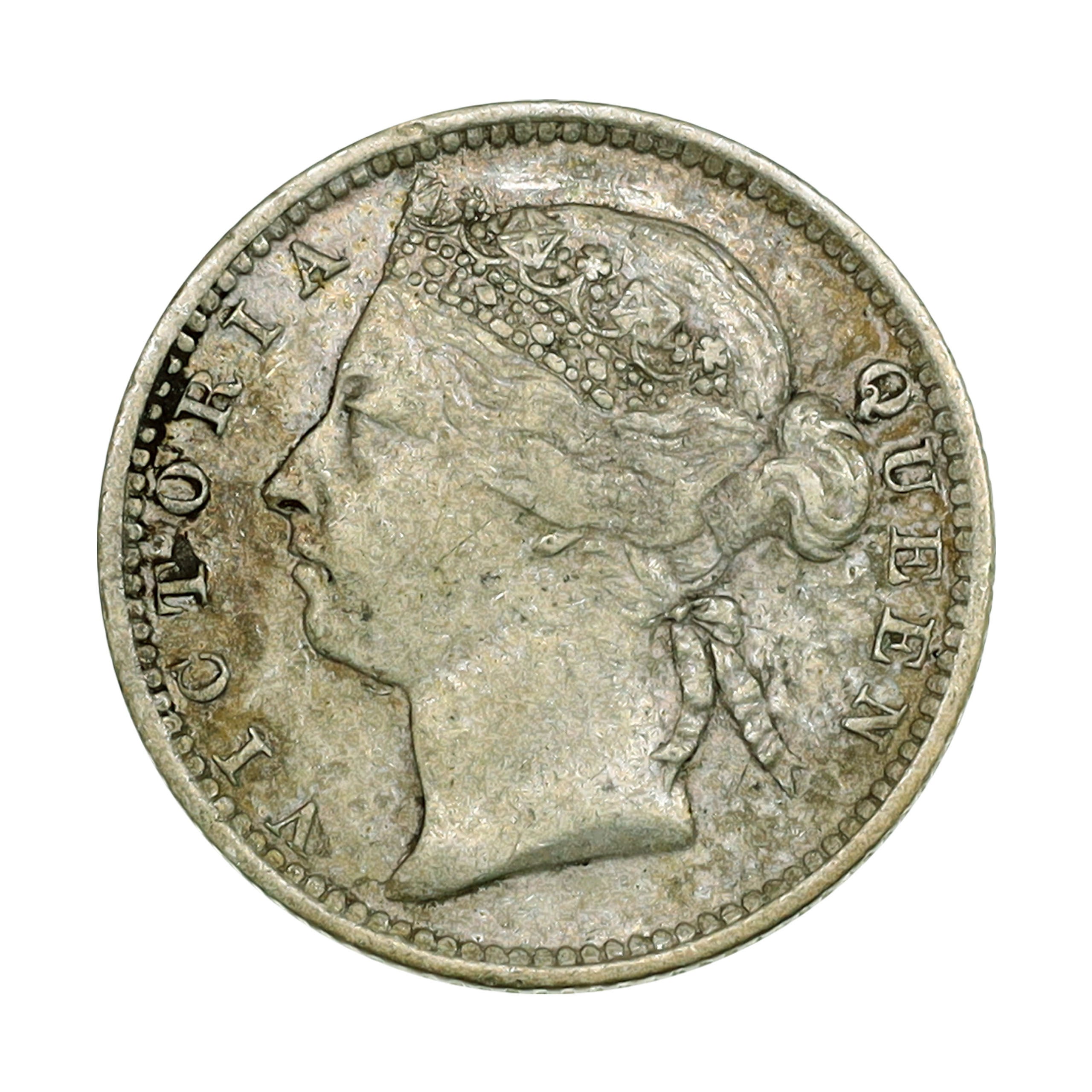 海峡植民地 1900年 10セント 銀貨 ビクトリア Straits Settlements (British Malaysia) 10 Cents  silver Victoria | コレクション・ワールド