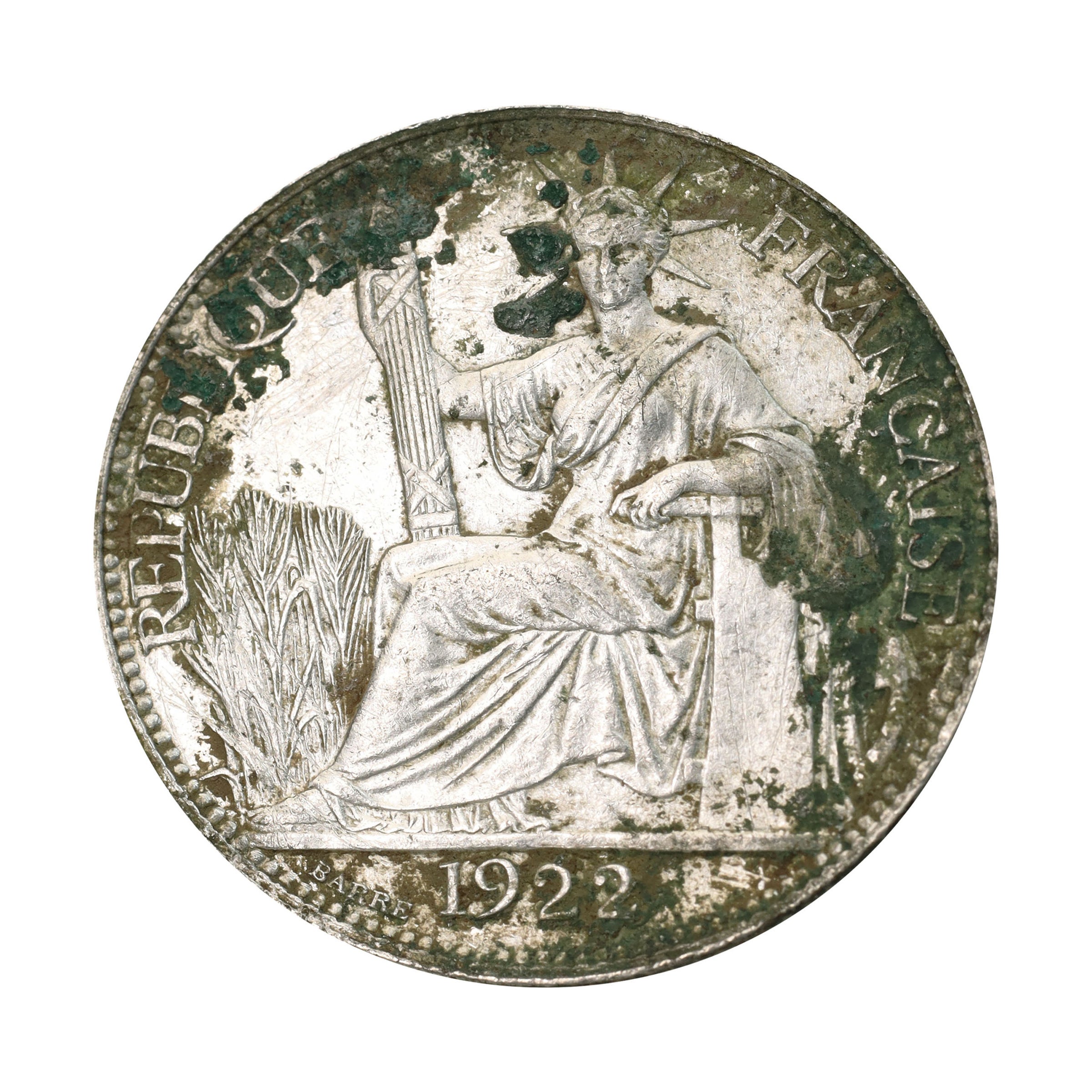 フランス領インドシナ 1922A 20セント 銀貨 French Indochina 20 Cents silver | コレクション・ワールド