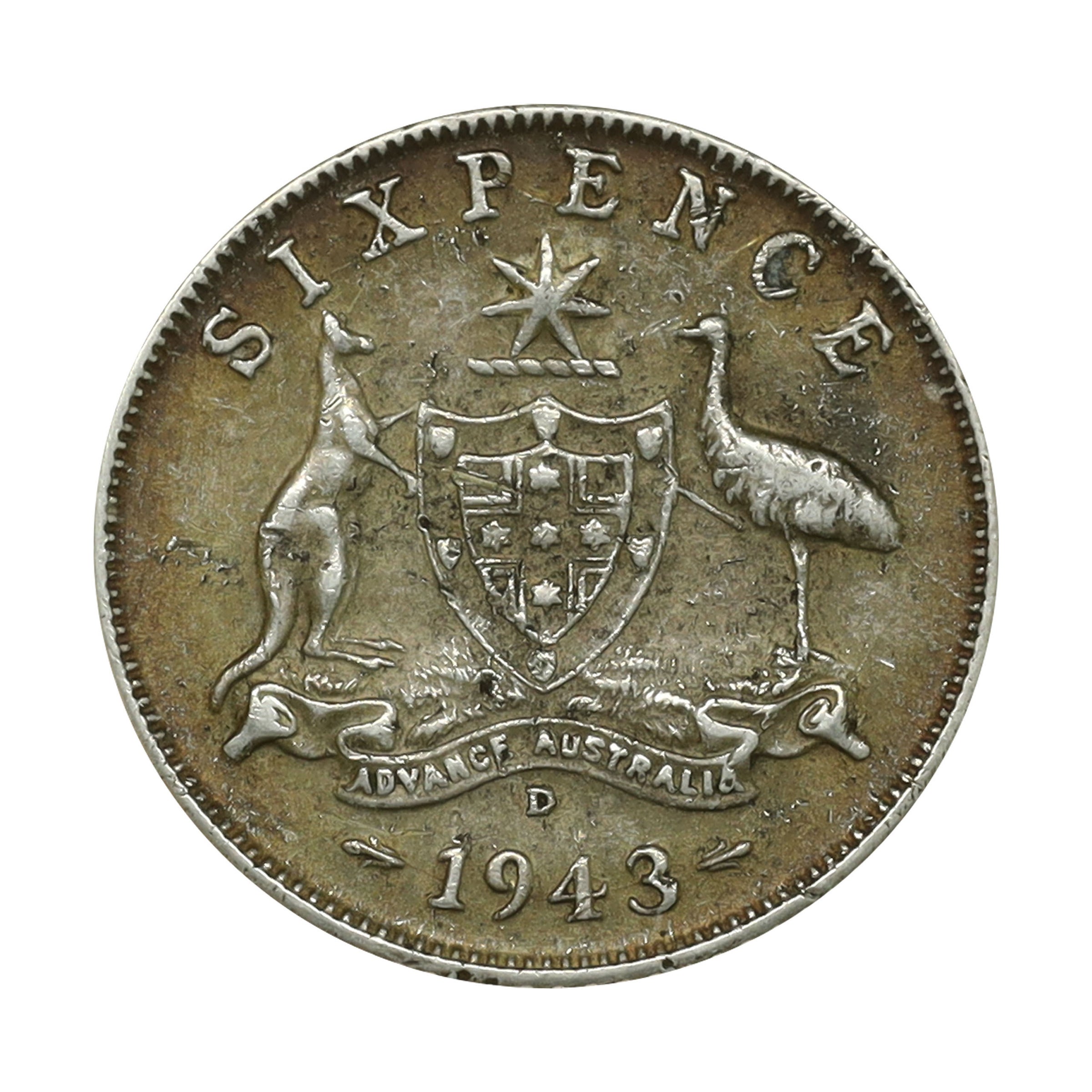 イギリス 1937年 6ペンス 銀貨 ジョージ6世 プルーフ レア Great Britain Sixpence silver proof rare  George VI | コレクション・ワールド